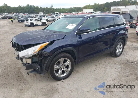 2015 Toyota Highlander Limited V6 from USA, damaged, VIN 5TDYKRFH4FS043759
